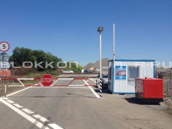 Контрольно-пропускной пункт (КПП) для строй объекта Аэропорт Южный в Добром